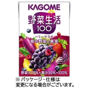 カゴメ 野菜生活100 ベリーサラダ 100ml 紙パック 1ケース