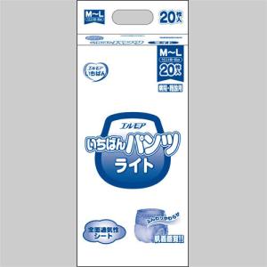 カミ商事 エルモア いちばん パンツ ライト M−L 1セット