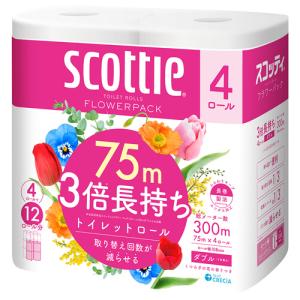 スコッティ フラワーパック 3倍長持ち ダブル...の詳細画像1