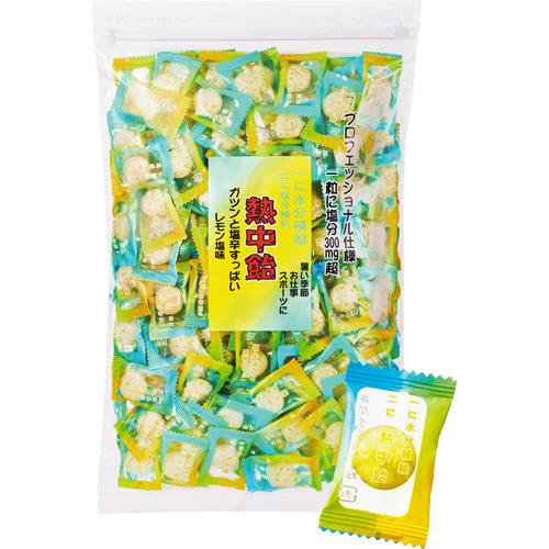 井関食品　熱中飴　レモン塩味　１ｋｇ／袋　１セット（３袋）