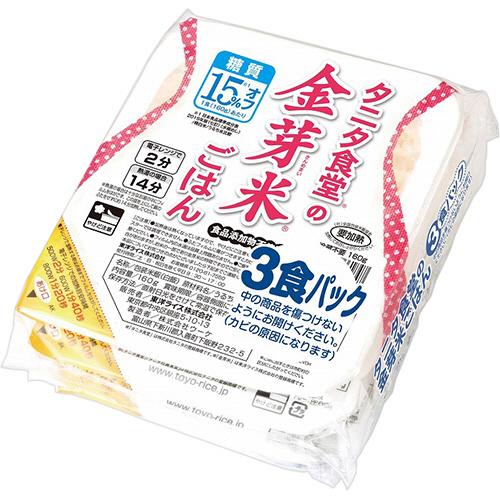 東洋ライス　タニタ食堂の金芽米ごはん　１６０ｇ　１ケース（２４食：３食×８パック）