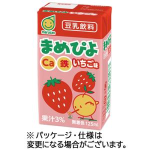 マルサンアイ まめぴよ いちご味 125ml 紙パック 1ケース