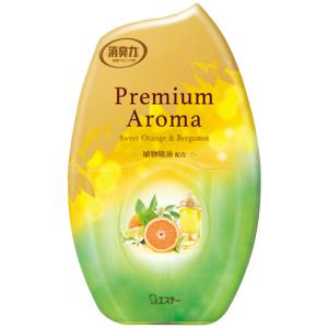 エステー　お部屋の消臭力　Ｐｒｅｍｉｕｍ　Ａｒｏｍａ　スイートオレンジ＆ベルガモット　４００ｍＬ　１セット（３個）