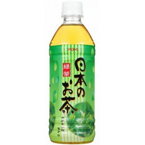 えひめ飲料　ＰＯＭ　日本のお茶（緑茶）　５００ｍｌ　ペットボトル　１セット（４８本：２４本×２ケース）