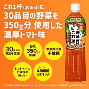 カゴメ 野菜一日これ一杯 720ml ペットボ...の詳細画像3