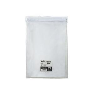 TANOSEE　ＯＰＰ袋　フタ・テープ付　Ａ４用　２２５×３１０＋４０ｍｍ　１パック（１００枚）