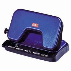 マックス　中空刃　軽あけパンチ　スクーバ　１５枚穿孔　ブルー　ＤＰ−１５Ｔ／Ｂ　１台