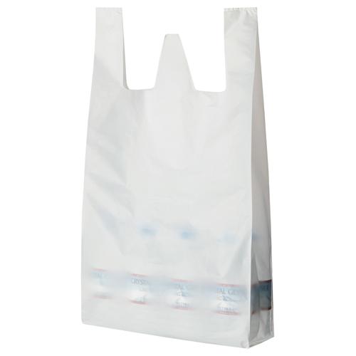 ＴＡＮＯＳＥＥ　乳白レジ袋　８０号　ヨコ３７０×タテ８００×マチ幅１７０ｍｍ　１パック（１００枚）