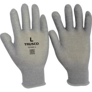 ＴＲＵＳＣＯ　発熱インナー手袋　Ｌサイズ　グレー　ＴＥＸＮＣ−Ｌ　１双　（メーカー直送）