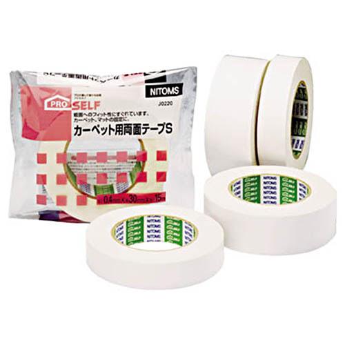 ニトムズ　カーペット用　両面テープＳ　２５ｍｍ×１５ｍ　Ｊ０２１０　１巻