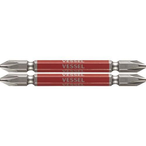 ベッセル　剛彩ビット　（両頭）　＋２×８２ｍｍ　ＧＳ１４２０８２　１パック（２本）（直送）