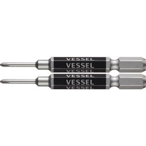 ベッセル　剛彩ビット　精密タイプ　（片頭）　＋０×６５ｍｍ　ＧＳ１６００６５　１パック（２本）　　メーカー直送