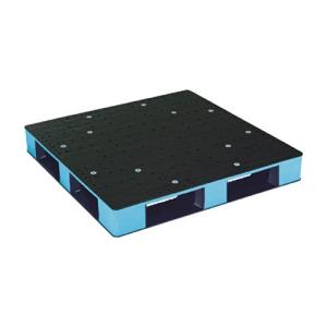 岐阜プラスチック工業 リス パレット HB−D4 1111SC 片面四方差し BK／R 黒 HB−D4−1111SCBK／R−BK