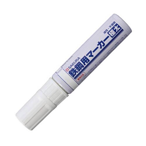 サクラクレパス　鉄鋼用マーカー極太　白　ＰＫＫ−Ｊ−５０Ｗ　１本