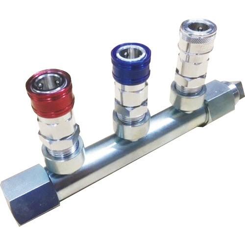 ヤマトエンジニアリング　ＰＡＬシリーズ　エアーヘッダーカップリングソケット　分岐数３　４ＰＡＬ３−２...