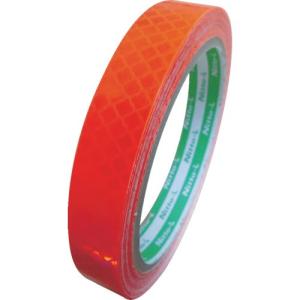日東エルマテリアル 高輝度プリズム反射テープ 15mm×5m オレンジ HTP−15OR 1巻