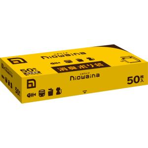 日本サニパック　ニオワイナ消臭ポリ袋　白半透明　大　０．０１８ｍｍ　ＳＳ０１　１箱（５０枚）
