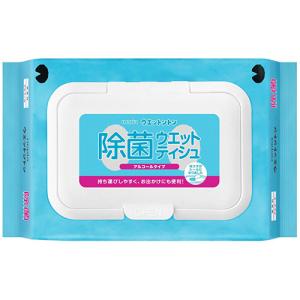 王子ネピア　ネピア　ウエットントン　除菌ウェットティシュ　アルコールタイプ　無香料　１パック（５０枚）｜tanomail