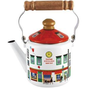 富士ホーロー メリーシリーズ ケトル 1．2L ショップ柄 MM−1．2K．S 1個