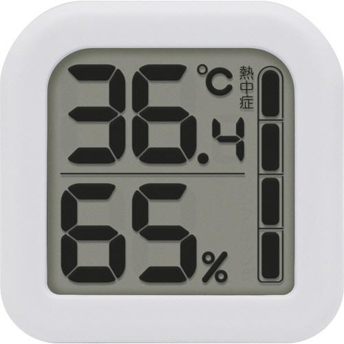 ドリテック　デジタル温湿度計　モルモ　ホワイト　Ｏ−４０５ＷＴ　１個