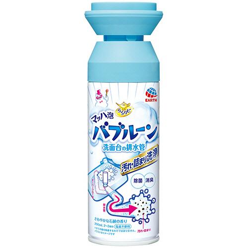 アース製薬　らくハピ　マッハ泡バブルーン　洗面台の排水管　２００ｍＬ　１本 （お取寄せ品）
