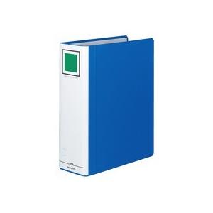 チューブファイル（エコツインＲ）　Ａ４タテ　８００枚収容　８０ｍｍとじ　背幅９５ｍｍ　青　フ−ＲＴ６...