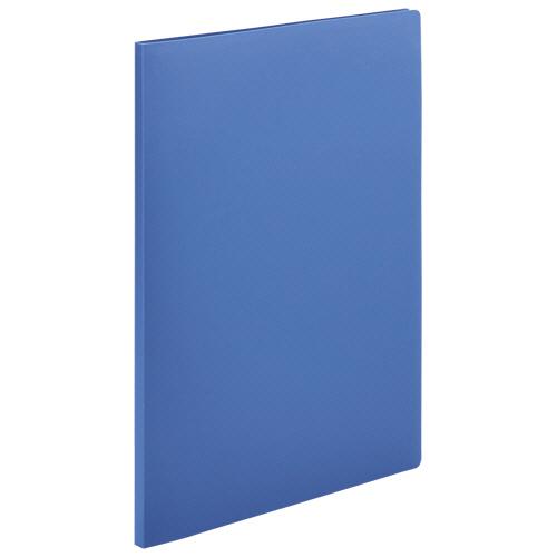ＴＡＮＯＳＥＥ　クリアファイル（不透明表紙）　Ａ４タテ　１０ポケット　ブルー　１セット（８０冊）