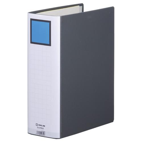 キングファイルＧ　ＧＸシリーズ　Ａ４タテ　８００枚収容　８０ｍｍとじ　背幅９６ｍｍ　黒　９７８ＧＸ−...