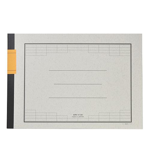 ライフ　統計ノート　Ａ４ヨコ　５．４ｍｍ×３２行×１４列　４０枚　Ｎ１０８　１セット（１０冊） （お...