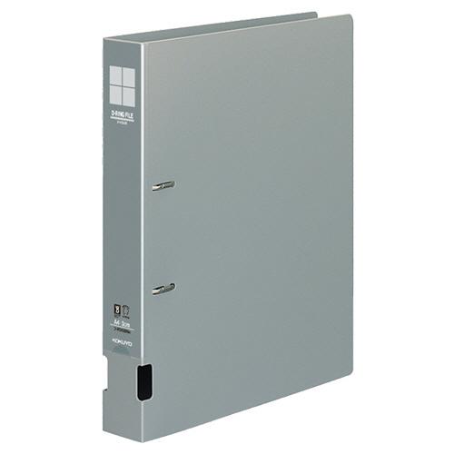 ＤリングファイルＳ型　再生ＰＰ表紙　Ａ４タテ　２穴　３００枚収容　３０ｍｍとじ　背幅４５ｍｍ　グレー...