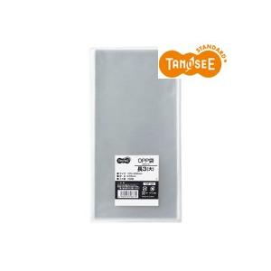 TANOSEE　ＯＰＰ袋　フラット　長３（大）　１２５×２５０ｍｍ　１セット（５００枚：１００枚×５...