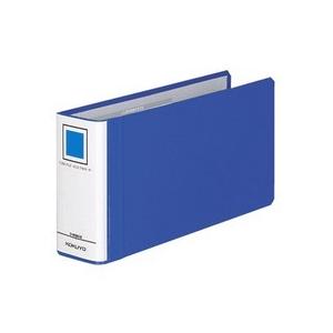 チューブファイル（エコツインＲ）　Ｂ４　１／３ヨコ　５００枚収容　５０ｍｍとじ　背幅６５ｍｍ　青　フ...