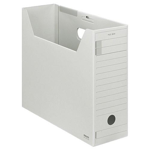 コクヨ　ファイルボックス−ＦＳ（Ｆタイプ）　Ａ４ヨコ　背幅１０２ｍｍ　グレー　フタ付　Ａ４−ＬＦＦＮ...