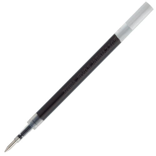 ゼブラ　ジェルボールペン替芯　ＪＲＶ−０．５芯　黒　Ｐ−ＲＪＲＶ５−ＢＫ　１セット（１０本）