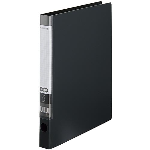 TANOSEE　Ｏリングファイル　Ａ４タテ　２穴　１５０枚収容　リング内径２０ｍｍ　背幅３２ｍｍ　ダ...