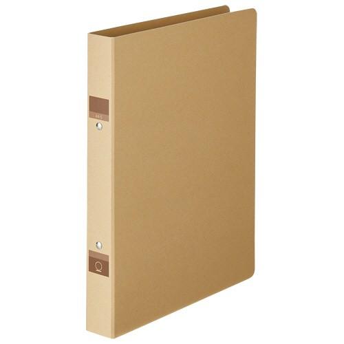 TANOSEE　樹脂製ワンタッチＯリングファイル（紙表紙）　Ａ４タテ　２穴　２００枚収容　リング内径...