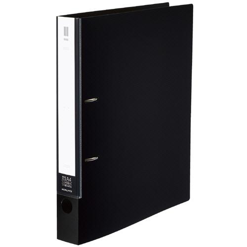 リングファイル（ＮＥＯＳ）　Ａ４タテ　２穴　３３０枚収容　リング内径３５ｍｍ　背幅４２ｍｍ　ブラック...