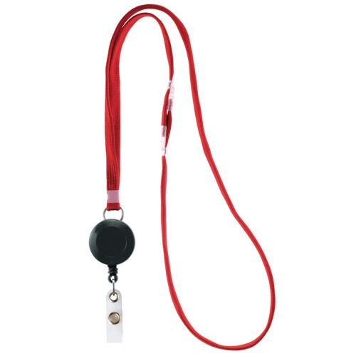 ソニック　リール式吊下げひも　スタンダード　バラ　赤　ＮＦ−９５８−Ｒ　１セット（５本）（お取寄せ品...