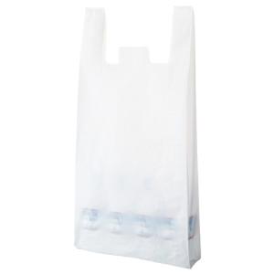 TANOSEE　乳白レジ袋　８０号　ヨコ３７０×タテ８００×マチ幅１８０ｍｍ　１セット（１０００枚：１００枚×１０パック）｜ぱーそなるたのめーる