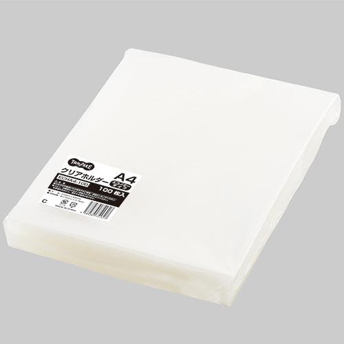 ＴＡＮＯＳＥＥ　クリアホルダー　エコノミータイプ　Ａ４　クリア　厚さ０．１５ｍｍ　１セット（３０００...