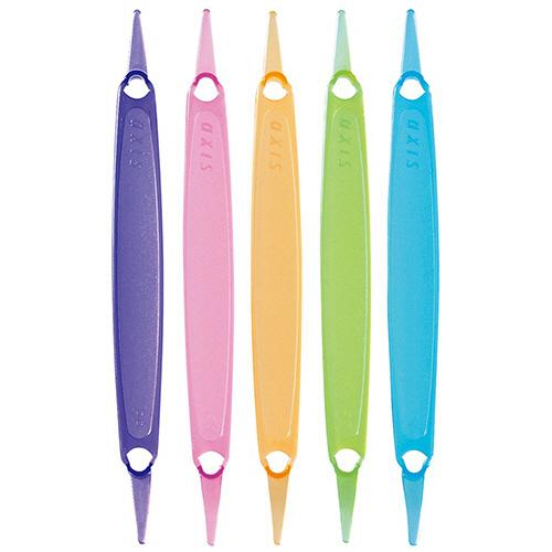 デビカ　ペーパーファスナー　厚とじ　足間隔８０ｍｍ　約５０枚収容　５色　０６３２０２　１セット（５０...