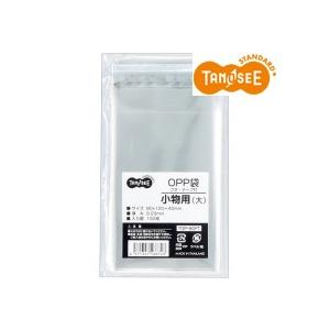 ＴＡＮＯＳＥＥ　ＯＰＰ袋　フタ・テープ付　小物用（大）　８０×１２０＋４０ｍｍ　１セット（１０００枚...
