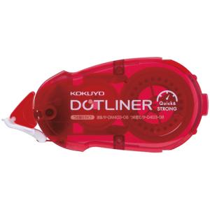 KOKUYO ドットライナー つめ替えテープ 強力に貼る 幅8.4mm 赤
