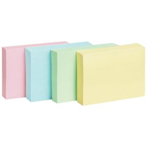 付箋セット 多色 15パック➕ まとめ）TANOSEE ふせん 50×15mm 4色混色 1パック(20冊)〔×3セット
