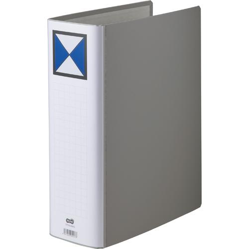 ＴＡＮＯＳＥＥ　両開きパイプ式ファイル　Ａ４タテ　８００枚収容　８０ｍｍとじ　背幅９６ｍｍ　グレー　...