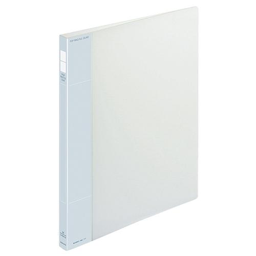 コクヨ　ポップリングファイル（スリム）　Ａ４タテ　２穴　１００枚収容　１０ｍｍとじ　背幅２１ｍｍ　透...