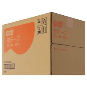 TANOSEE　布テープ　中梱包用　０．２４ｍｍ厚　５０ｍｍ×２５ｍ　１セット（３０巻）