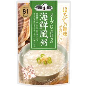 丸善食品工業　テーブルランド　スープにこだわった海鮮風粥　２２０ｇ／パック　１セット（１２パック）