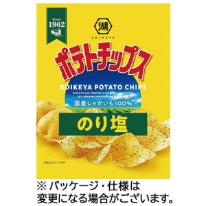 湖池屋　ポテトチップス　のり塩　２７ｇ　１セット（２４パック）｜tanomail