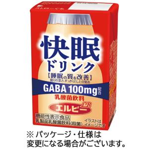 快眠ドリンク 乳酸菌飲料 ( 125ml*24本入 )/ エルビー飲料 : 爽快